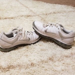 Nike Air white leather shoes